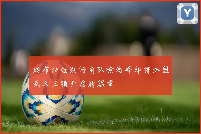 姆布拉告别河南队徐浩峰即将加盟武汉三镇开启新篇章