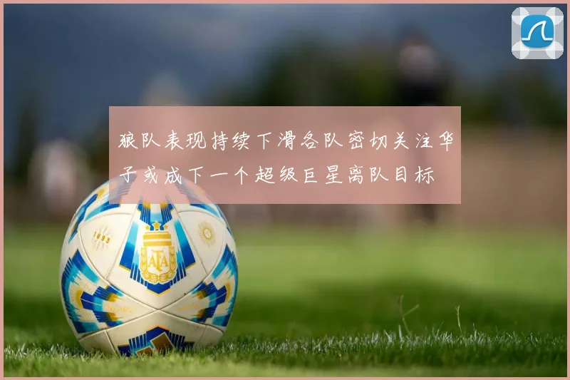 狼队表现持续下滑各队密切关注华子或成下一个超级巨星离队目标